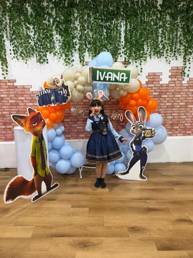 Children enjoying imaginative themed play in the Play Kingdoms party area